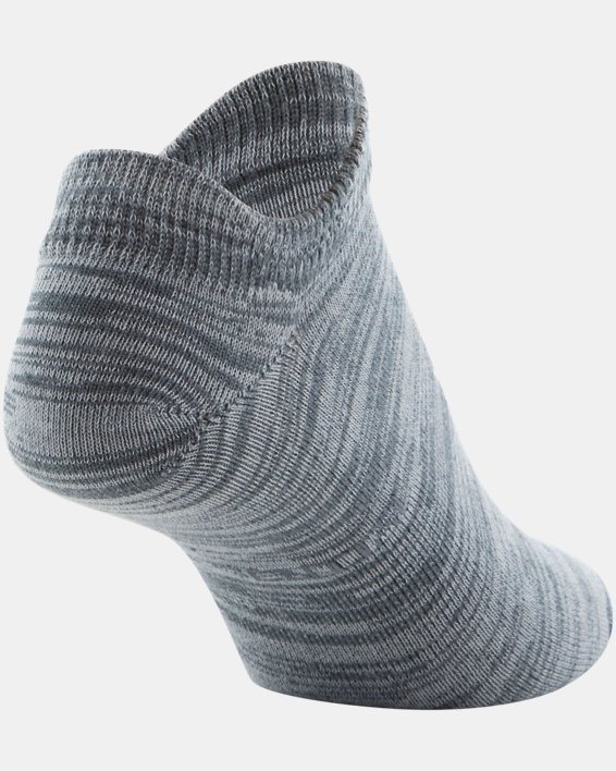 Women's UA Essential No Show – 6-Pack Socks, White, pdpMainDesktop image number 12